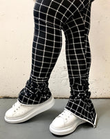 Ultra Flare Pants - Black Checkered